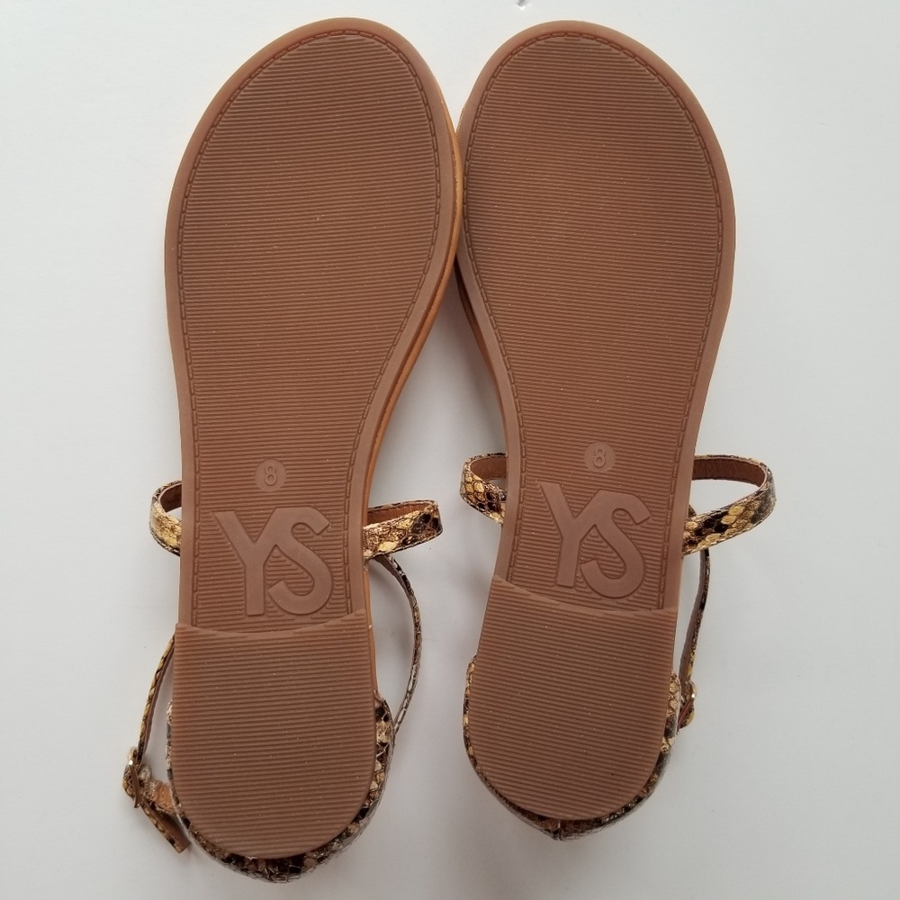 New Yosi Samra Snake Thong Sandals SIZE 8 - Picture 4 of 6